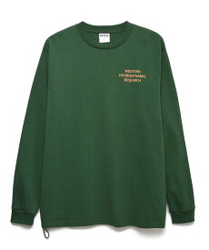 WESTERN HYDRODYNAMIC RESEARCH (M)Worker L/S T shirt タトラスコンセプトストア トップス カットソー・Tシャツ グリーン【送料無料】