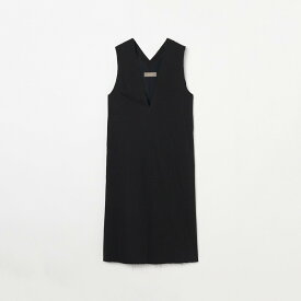 HELIOPOLE DEEP V NECK DRESS エリオポール ワンピース・ドレス ワンピース ブラック【送料無料】