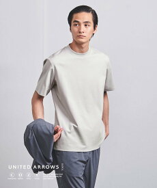 UNITED ARROWS ポンチ Tシャツ COZY -抗菌防臭・接触冷感- ユナイテッドアローズ トップス カットソー・Tシャツ グレー ホワイト ブラック【送料無料】