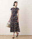 リネエールプリントワンピース