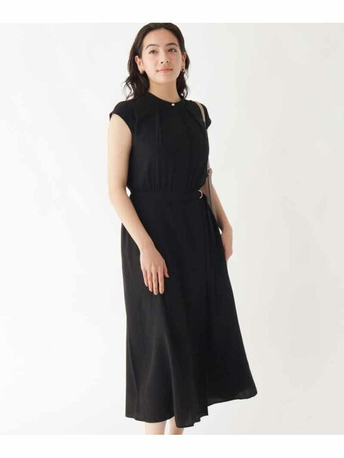 Opaque Clip 洗える ストライプ織柄 フィット フレアワンピース Rakuten Fashion 楽天ファッション 旧楽天ブランド アベニュー 5358