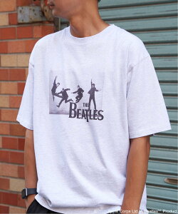�ySALE�^9%OFF�zVENCE share style MENs THE BEATLES �U �r�[�g���Y tour print T�V���c ���@���X �G�N�X�`�F���W �g�b�v�X �J�b�g�\�[�ET�V���c �z���C�g �O���[�y���������z