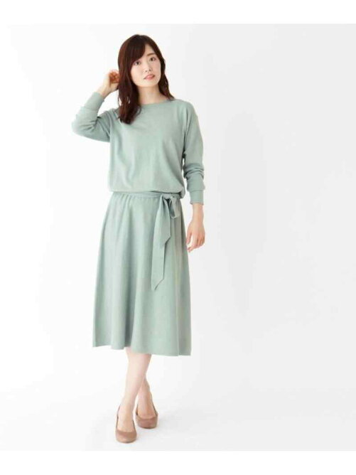 Soup 大きいサイズあり 15号 ベルテッドニットワンピース Rakuten Fashion 楽天ファッション 旧楽天ブランドアベニュー Bq2359