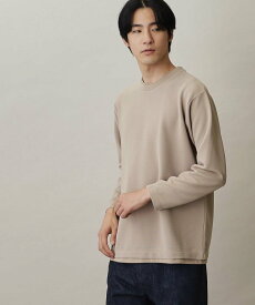 【SALE／30%OFF】THE SHOP TK フェイクレイヤードリップルロングTシャツ ザ ショップ ティーケー トップス カットソー・Tシャツ パープル グレー ブラック ベージュ