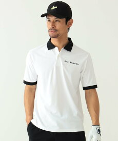 BEAMS GOLF ORANGE LABEL JONES * BEAMS GOLF / 別注 クレリック ポロシャツ ビームス ゴルフ トップス ポロシャツ ホワイト ブラック【送料無料】