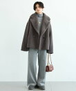 プードルボア2WAYコート【WEB限定カラー】