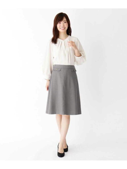 Soup 大きいサイズあり 13号 ボタンフラップスカート Rakuten Fashion 楽天ファッション 旧楽天ブランドアベニュー Bq2360