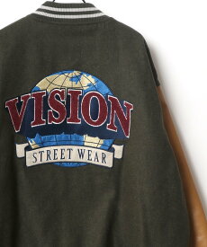 【SALE／6%OFF】Champion VISION STREET WEAR/(M)PUレザー スタジャン ラザル ジャケット・アウター スタジャン・スカジャン グリーン レッド ブラック ブルー【送料無料】