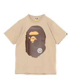 A BATHING APE BIG APE HEAD TEE ア ベイシング エイプ トップス カットソー・Tシャツ ベージュ ブラック ブルー ブラウン オレンジ ホワイト【送料無料】