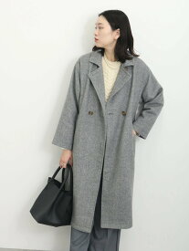 【SALE／62%OFF】Samansa Mos2 blue ウール混テーラードコート サマンサモスモス ジャケット・アウター その他のジャケット・アウター グレー ブラウン ベージュ【送料無料】