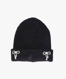 KANGOL KANGOL PEARL BEANIE / カンゴール オーバーライド 帽子 ニット帽・ビーニー ブラック ピンク【送料無料】