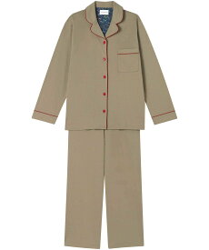 une nana cool 【綿100%】なめらかハイゲージ天竺パジャマ MADE WITH LIBERTY FABRIC ウンナナクール インナー・ルームウェア パジャマ ブルー グレー グリーン ネイビー ベージュ ホワイト ワインレッド【送料無料】