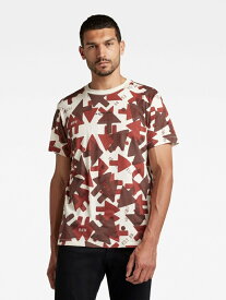 【SALE／50%OFF】G-Star RAW 【公式ショップ】ARROW CAMO LOOSE R T ジースターロゥ トップス カットソー・Tシャツ ブラウン