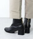 5.5cmヒール ダブルジップブーツ ☆9025