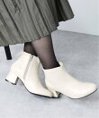 5.5cmヒール ダブルジップブーツ ☆9025