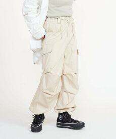 CONVERSE TOKYO WOMEN MILITARY CARGO PANTS コンバーストウキョウ パンツ カーゴパンツ ベージュ カーキ ブラック【送料無料】