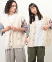 【SALE／55%OFF】Purple&Yellow ブランケットステッチ カーディガン コムサイズム トップス カーディガン ブルー ブラック【送料無料】