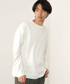 【SALE／40%OFF】BEAMS HEART MEN BEAMS HEART / ガンジーニット コンビ Tシャツ ビームス アウトレット トップス カットソー・Tシャツ ホワイト ネイビー