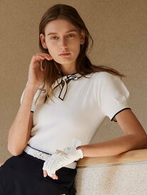 【SALE／50%OFF】CELFORD 【CELFORD GOLF】ロゴポイントボウタイニットプルオーバ セルフォード スポーツ・アウトドア用品 ゴルフグッズ ホワイト ネイビー ピンク【送料無料】