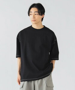 BEAMS HEART MEN �X�e�b�` �z�F �I�[�o�[ T�V���c �r�[���X �n�[�g �g�b�v�X �J�b�g�\�[�ET�V���c �u���b�N �z���C�g�y���������z