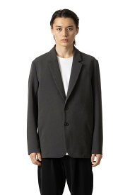 ATTACHMENT ポリエステルストレッチダブルクロス 2Bテーラードジャケット アタッチメント ジャケット・アウター テーラードジャケット・ブレザー ブラック グレー【送料無料】