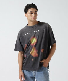 ROYAL FLASH SAINT MICHAEL/セントマイケル/SS TEE SAINT PRAISE BLACK ロイヤルフラッシュ トップス カットソー・Tシャツ ブラック【送料無料】