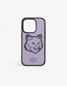 Maison Kitsune Maison Kitsune/(U)MK x CASETIFY BOLD FOX HEAD MAGSAFE IMPACT IPHONE CASE(iPhone15Pro,iPhone16Pro) メゾン キツネ スマホグッズ・オーディオ機器 スマホ・タブレット・PCケース/カバー パープル【送料無料