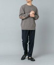 『XLサイズあり』ハミルトンラムズウールエルボーパッチニット