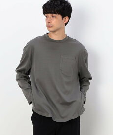 【SALE／40%OFF】COMME CA COMMUNE ダブルポケット 長袖Tシャツ コムサイズム トップス カットソー・Tシャツ グレー ブラック ホワイト レッド ベージュ イエロー【送料無料】