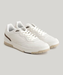 【SALE/50%OFF】TOMMY HILFIGER バスケットストリートレザースニーカー トミーヒルフィガー シューズ・靴 スニーカー ホワイト【送料無料】