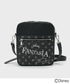 tk.TAKEO KIKUCHI ディズニーカプセルコレクション『ファンタジア』バイカラーショルダーバッグ ティーケータケオキクチ バッグ ショルダーバッグ ブラウン ブラック【送料無料】