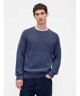 【SALE／62%OFF】GAP (M)クラシック ラグラン クルーネックセーター ギャップ トップス ニット グリーン …