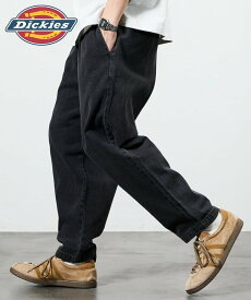 Dickies Dickies×FREAK'S STORE ディッキーズ 別注 ワイドテーパードシルエット ツータック ワークパンツ 【限定展開】 フリークスストア パンツ ジーンズ・デニムパンツ ベージュ ブラック ブルー【送料無料】