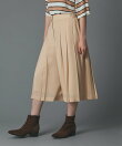 プリーツキュロットパンツ