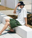 新色追加 KANGOL 別注コラボ 接触冷感水陸両用クライミングショートパンツ