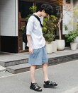 新色追加 KANGOL 別注コラボ 接触冷感水陸両用クライミングショートパンツ