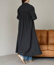 ヨーク切り替えシャツワンピース