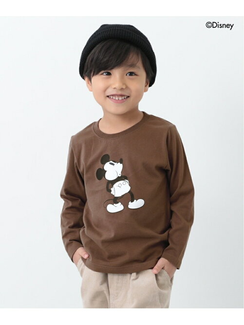 Devirock Disney ディズニー ミッキー柄長袖tシャツ ロンt 長そでデビロック 子供服 キッズ Rakuten Fashion 楽天ファッション 旧楽天ブランドアベニュー Bm7365