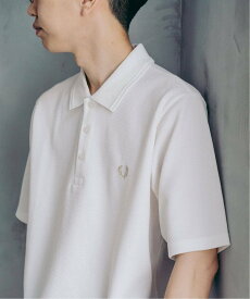 EDIFICE 《予約》【FRED PERRY / フレッド ペリー】別注 SOLOTEX(R) カルゼポロシャツ エディフィス トップス ポロシャツ ネイビー グレー ホワイト【送料無料】