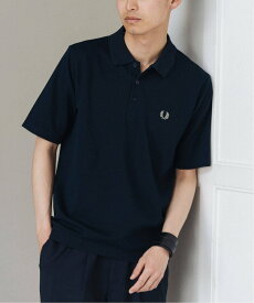 EDIFICE 《予約》【FRED PERRY / フレッド ペリー】別注 SOLOTEX(R) カルゼポロシャツ エディフィス トップス ポロシャツ ネイビー グレー ホワイト【送料無料】