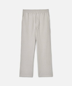 SEAGREEN ONI WAFFLE STRAIGHT PANTS �^�g���X�R���Z�v�g�X�g�A �p���c ���̑��̃p���c �u���b�N �l�C�r�[�y���������z