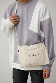 AZUL BY MOUSSY AZUL LOGO CANVAS SHOULDER BAG アズールバイマウジー バッグ その他のバッグ ホワイト ブラック ブルー