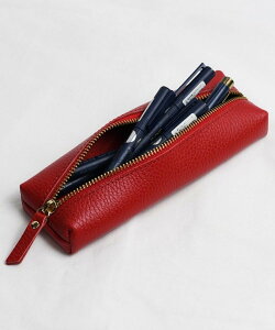 Fun&Daily F&D:Leather zip case t@AhfC[ zE|[`EP[X |[` O[ ubN bh