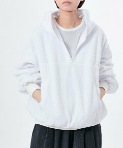 �ySALE�^70%OFF�zM TO R FLEECE BALACLAVA HOODIE �A�_���G���y �g�b�v�X �p�[�J�[�E�t�[�f�B�[ �u���b�N �J�[�L�O���[�� �z���C�g�y���������z