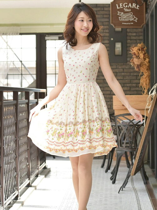 Regina Risurre プランタンワンピース ローズホワイト Rakuten Fashion 楽天ファッション 旧楽天ブランドアベニュー Q