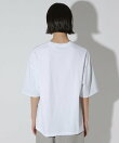 袖配色ロゴ刺繍Tシャツ