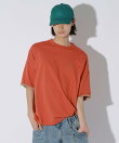 袖配色ロゴ刺繍Tシャツ