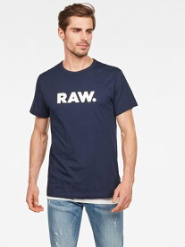 【SALE／50%OFF】G-Star RAW 【公式ショップ】Holorn T-Shirt/ロゴT ジースターロゥ トップス カットソー・Tシャツ ネイビー