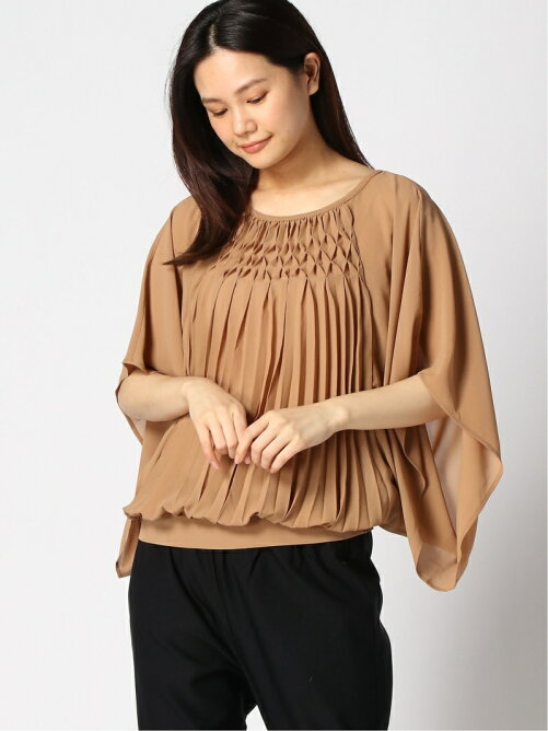 Ranan プリーツデザインシフォンブラウス Rakuten Fashion 楽天ファッション 旧楽天ブランドアベニュー Cc0367
