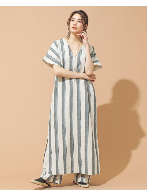 Beams Lights Beams Lights ストライプ Vネック ワンピース Rakuten Fashion 楽天ファッション 旧楽天ブランドアベニュー Cp2367